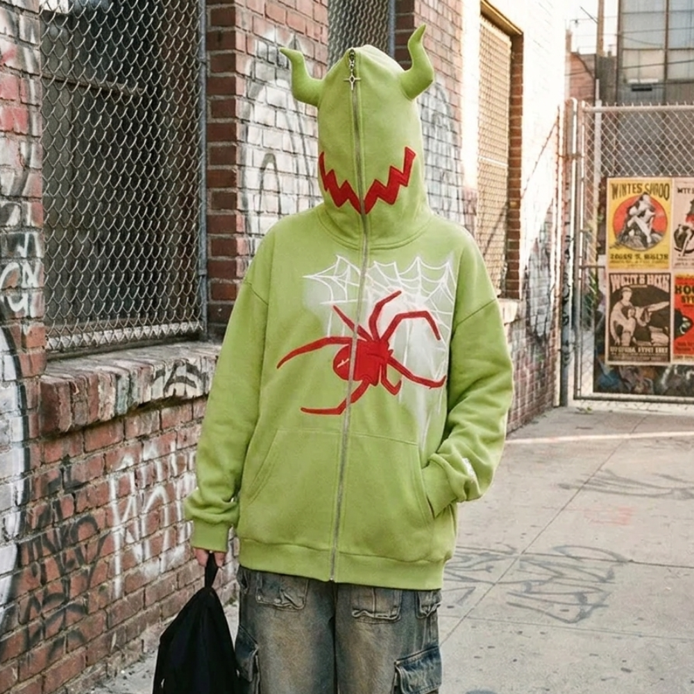 Spider Demon Full Zip Hoodie