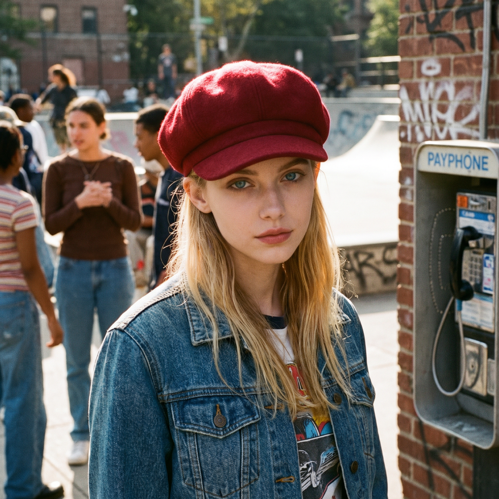 Y2K Beret Cap