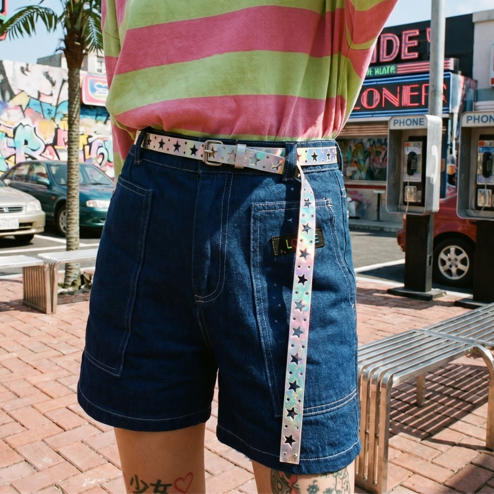Y2K Star Studded Belt