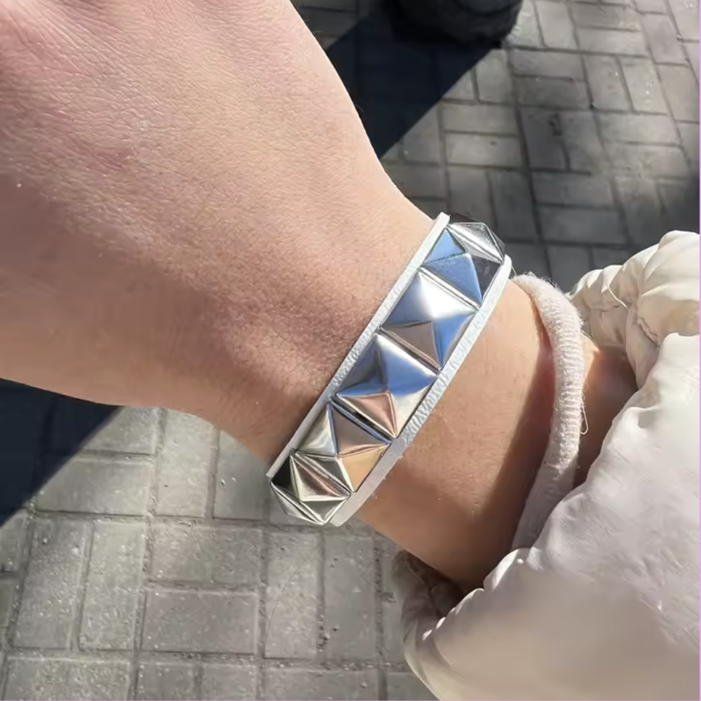 Studded Leather Bracelet