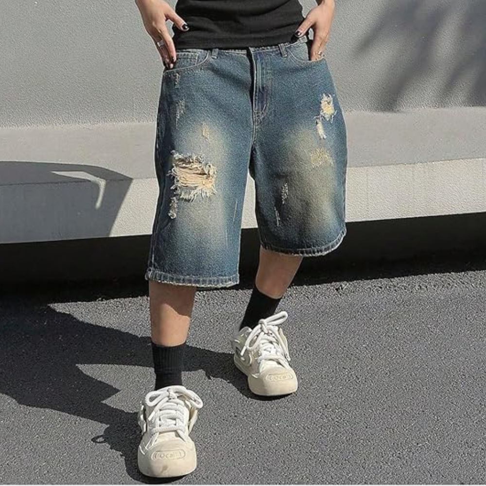 Baggy Ripped Jorts