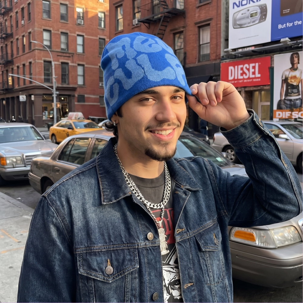 Y2K Graphic Beanie Hat
