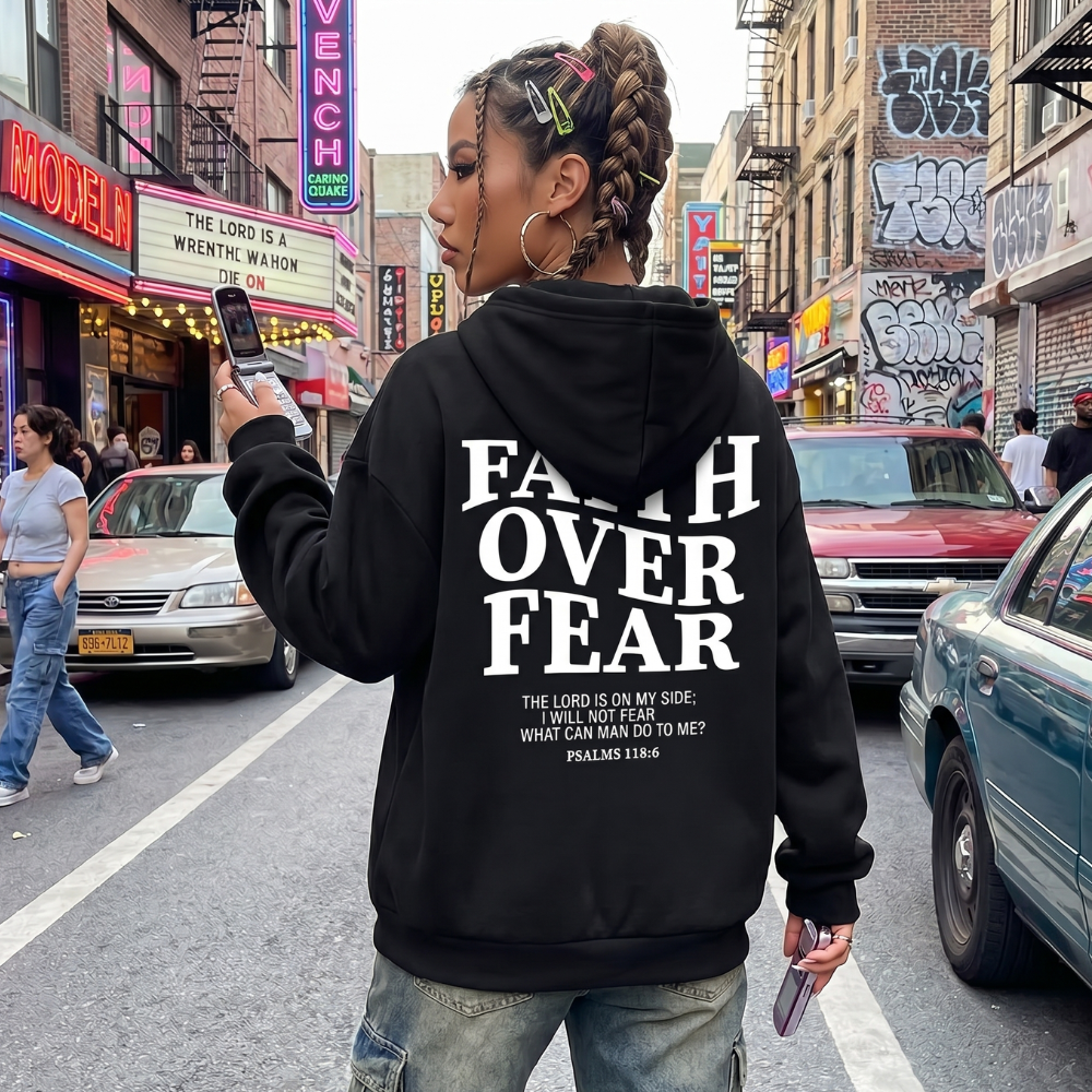 Y2K Faith Graphic Hoodie