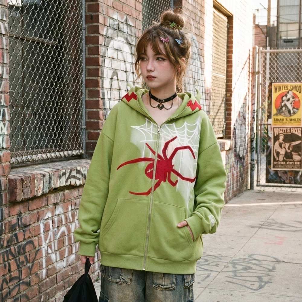 Spider Demon Full Zip Hoodie