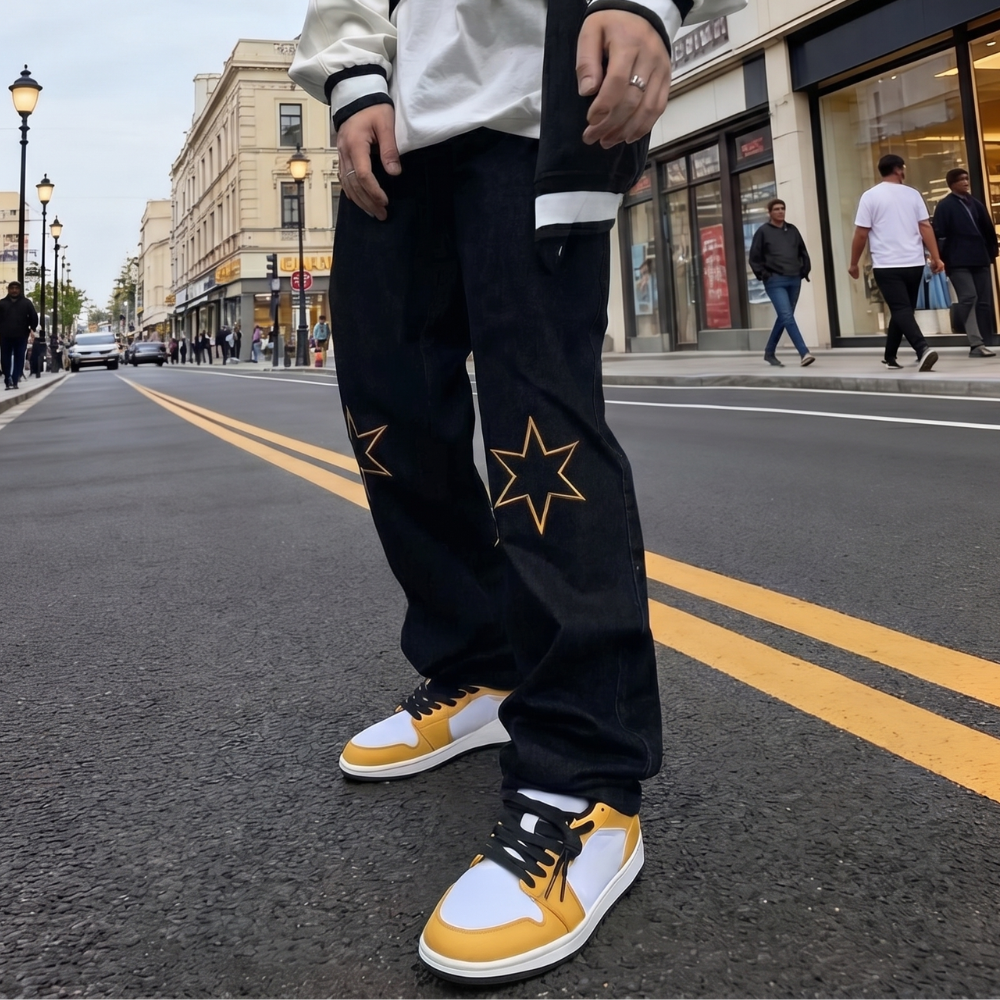 Mens Y2K Baggy Jeans