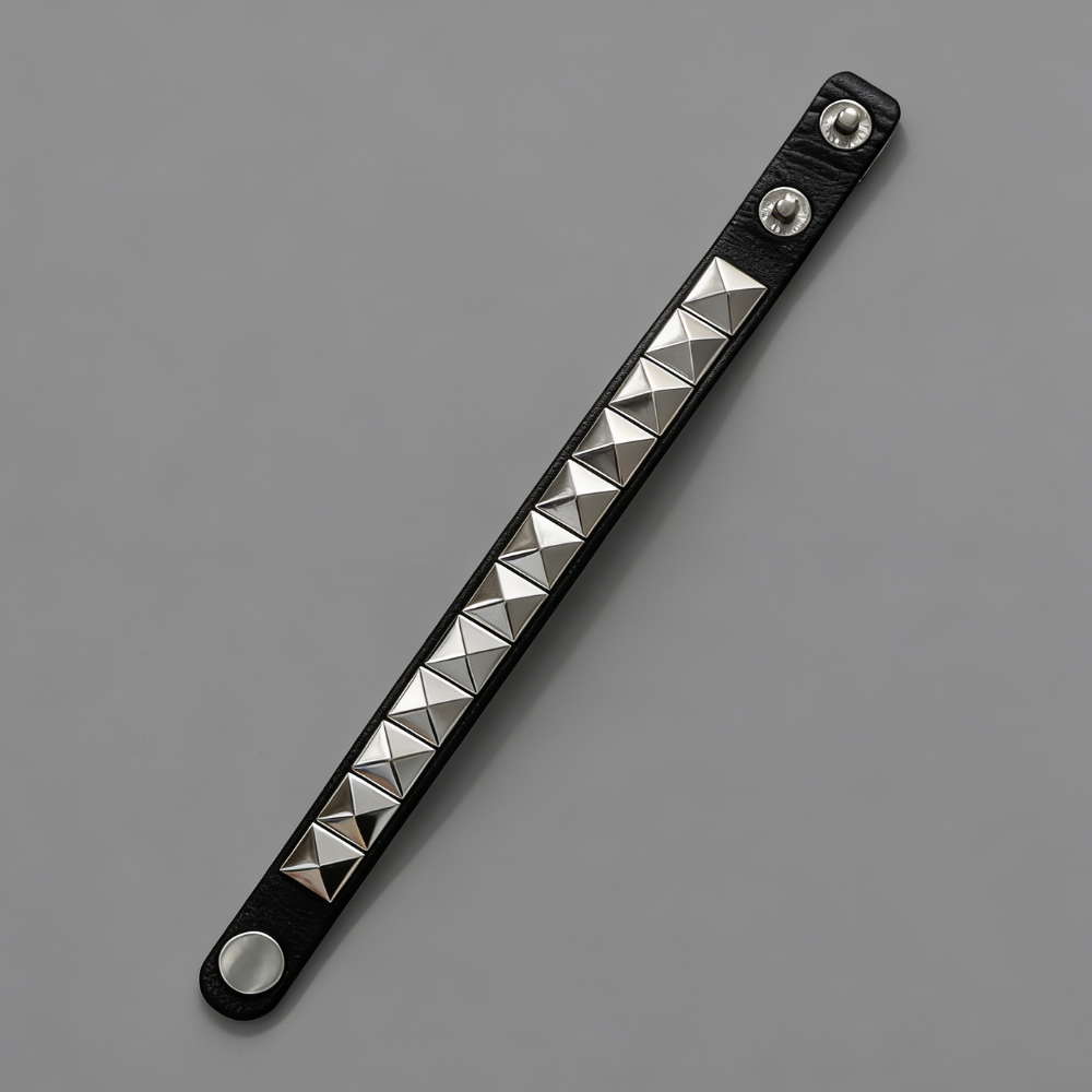 Studded Leather Bracelet