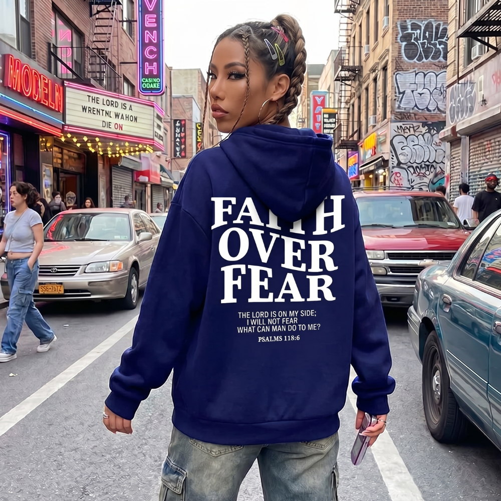 Y2K Faith Graphic Hoodie