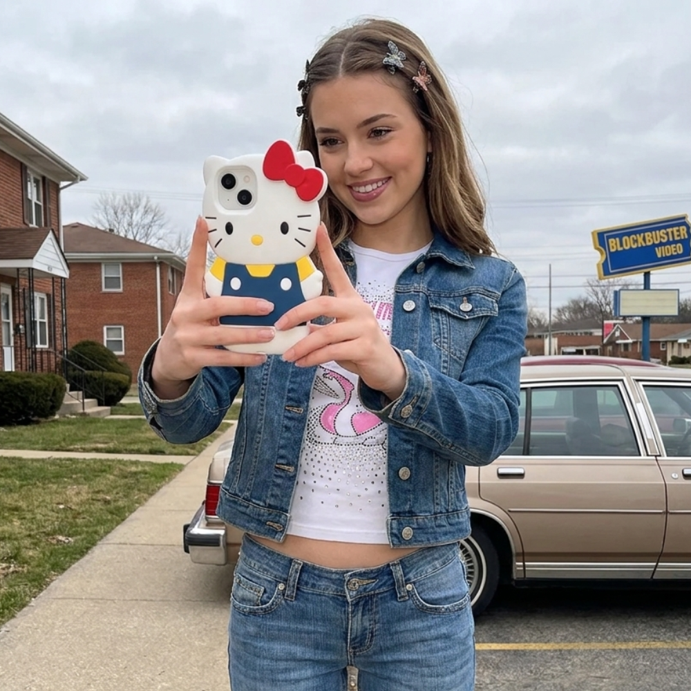 3D Hello Kitty Phone Case