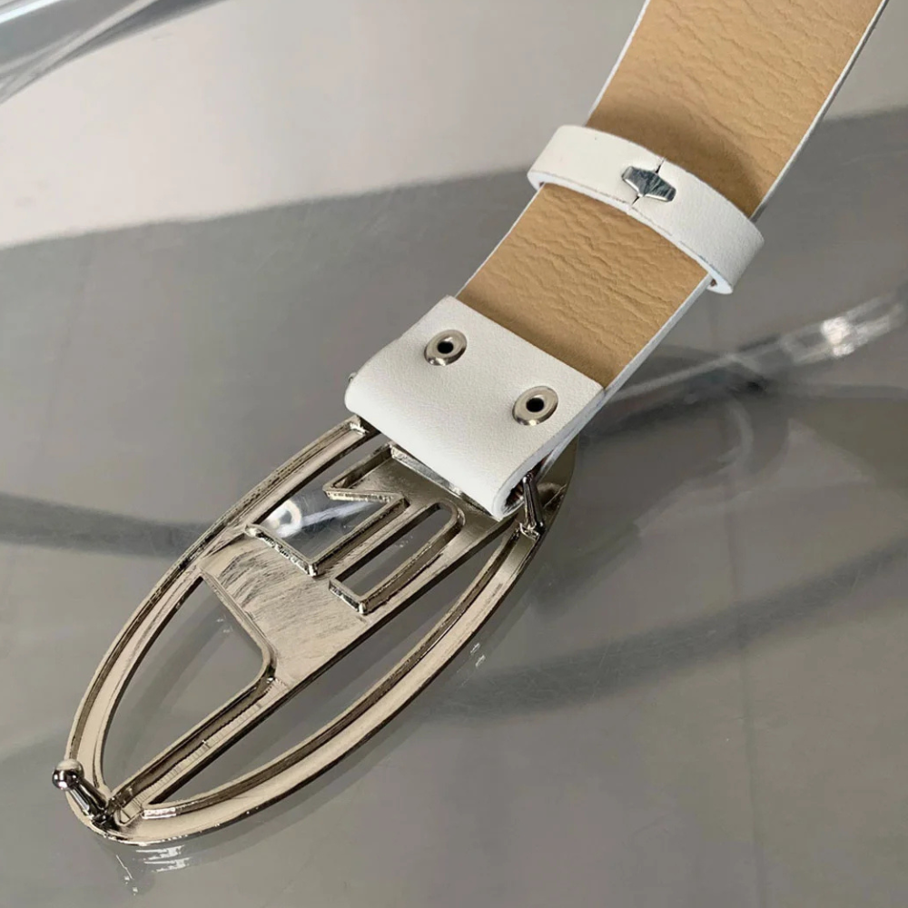 Y2K Letter Buckle Belt