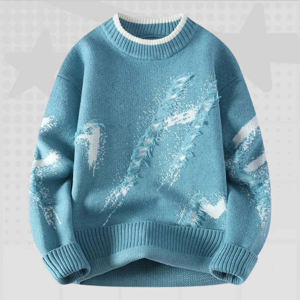 Y2K Men Casual Sweater