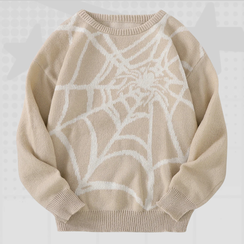 Round Neck Knitted Men's Pullover