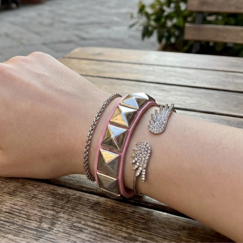 Studded Leather Bracelet