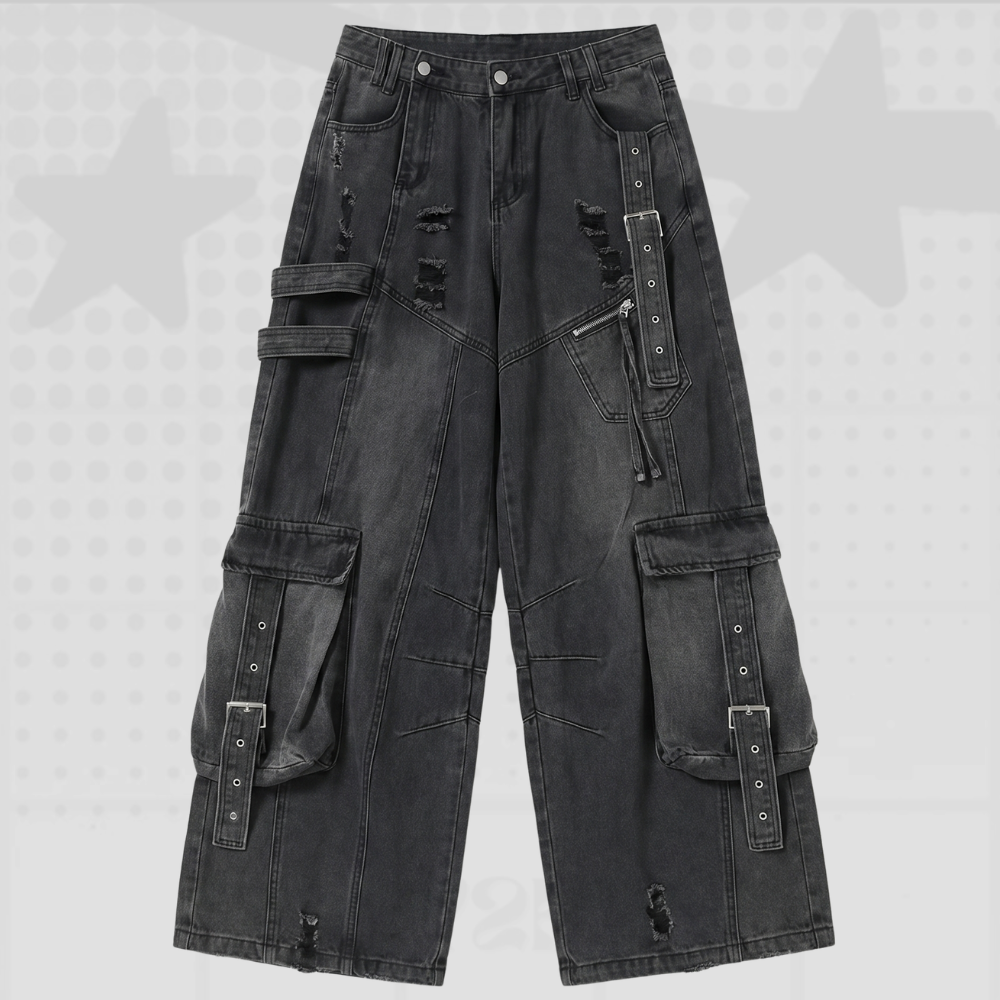 Y2K Oversized Wide Jeans