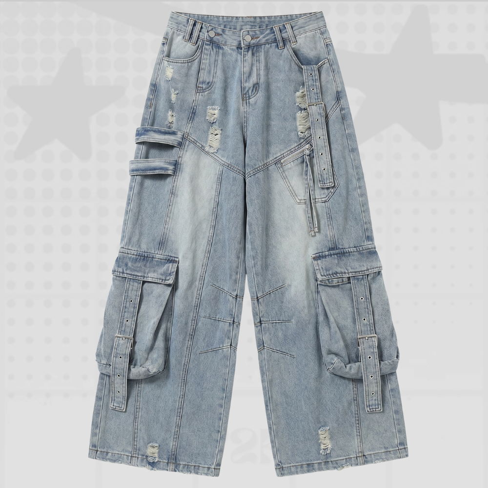Y2K Oversized Wide Jeans