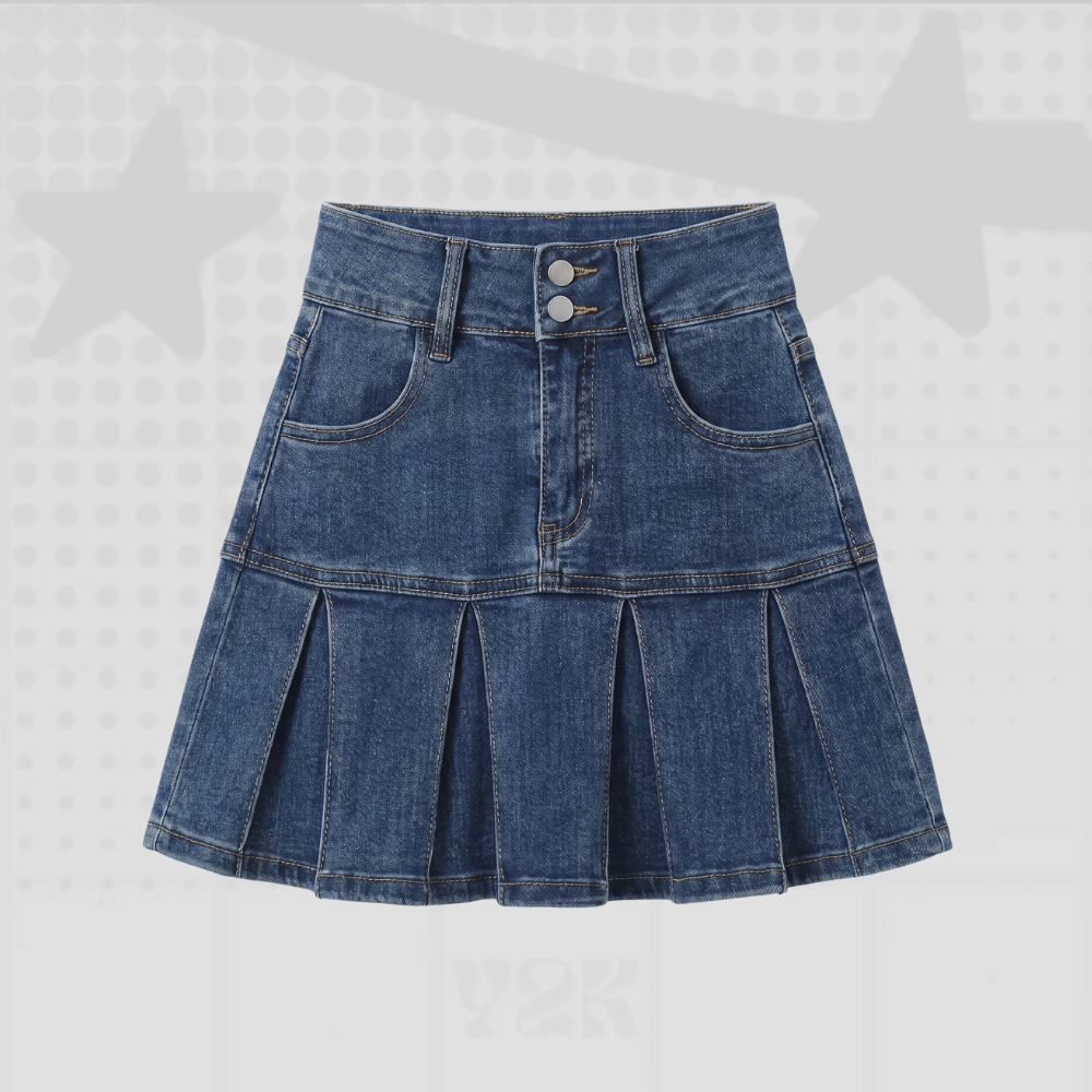 Y2K Women's Mini Denim Skirt