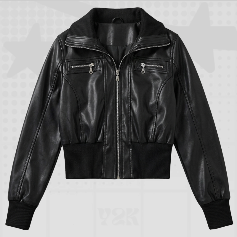 Vintage Pu Leather Jacket