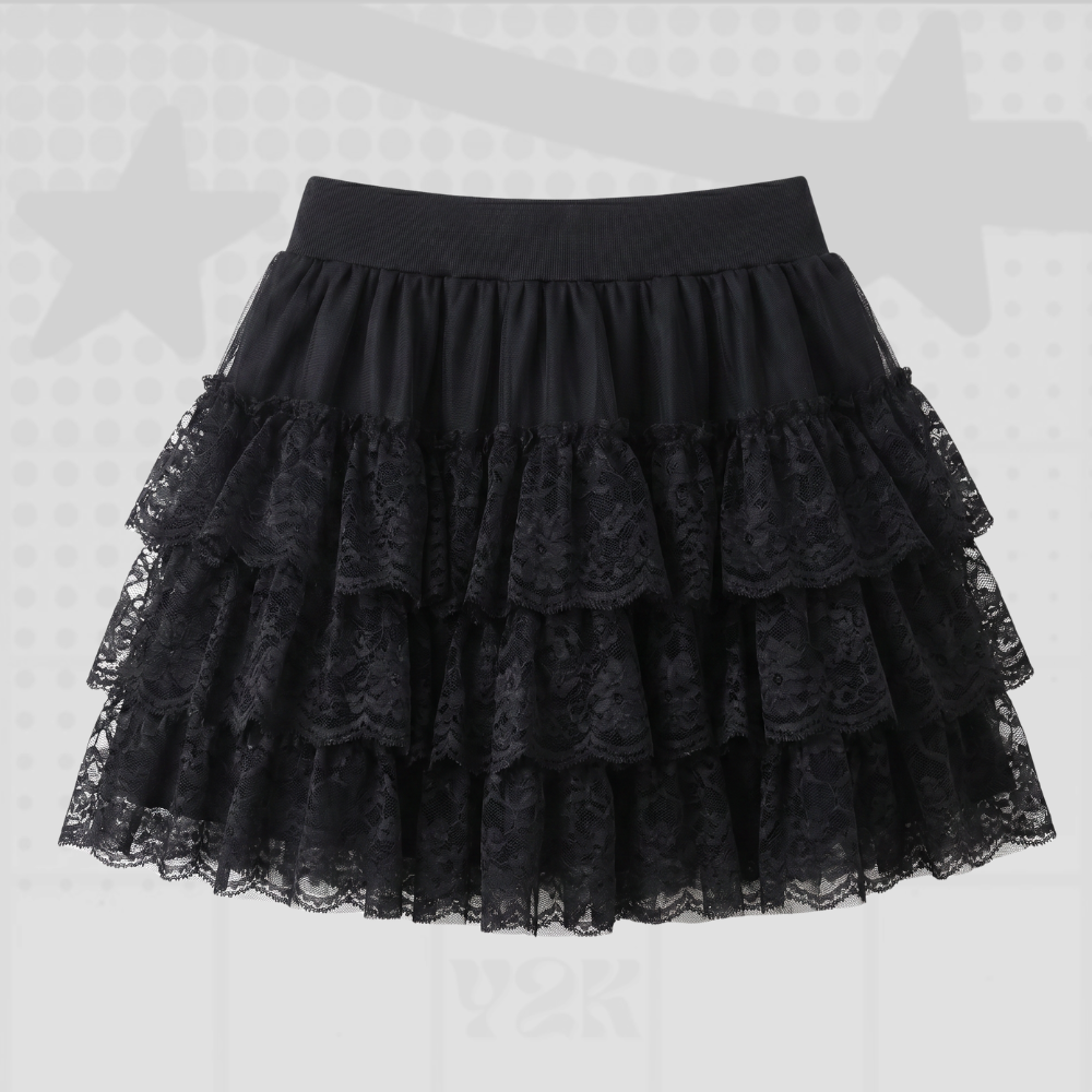 Tulle Y2K Mini Skirts