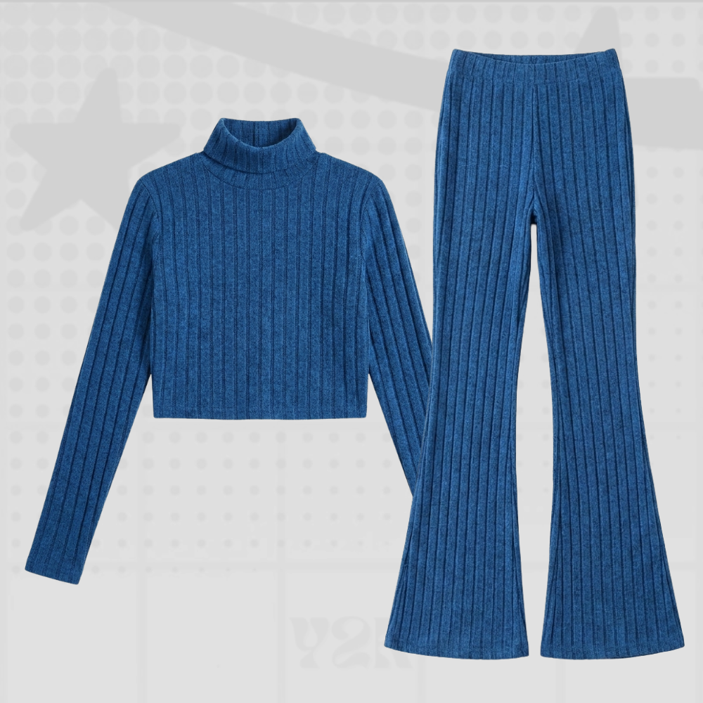 Knitted Bodycon Y2K Tracksuit