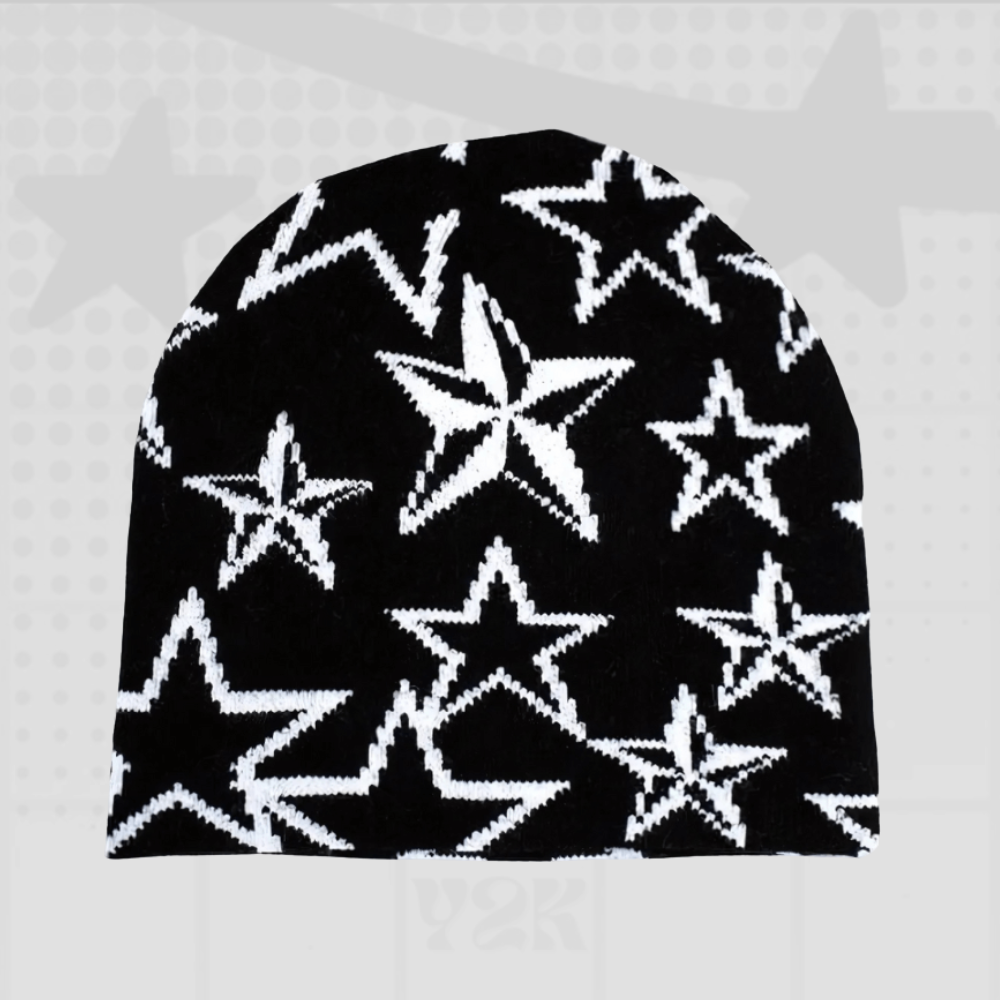 Y2K Star Beanie