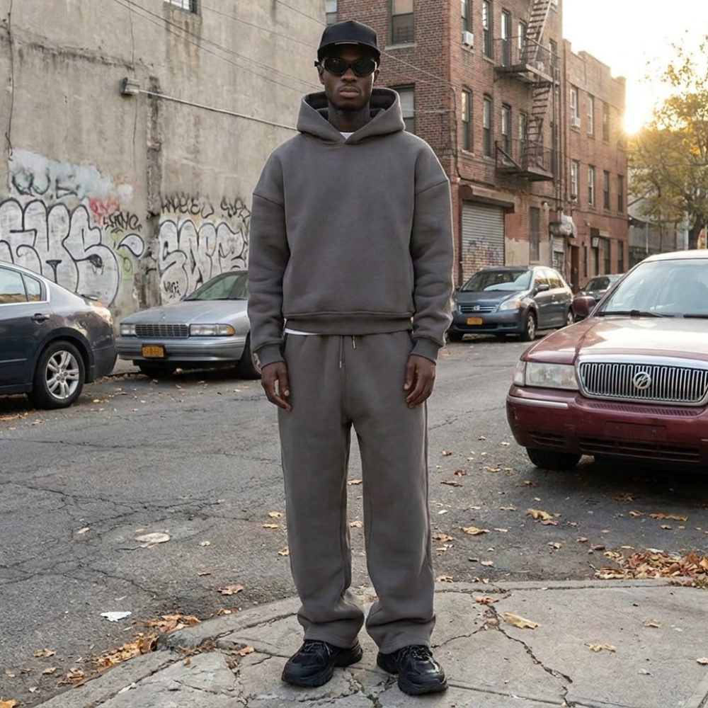 Minimalist Oversized Tracksuit Set