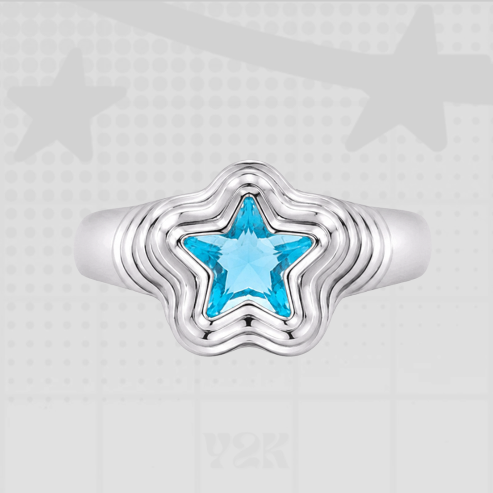 Y2K Star Ring