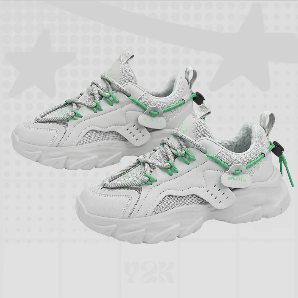 Men's Thick Soled Y2K Sneakers