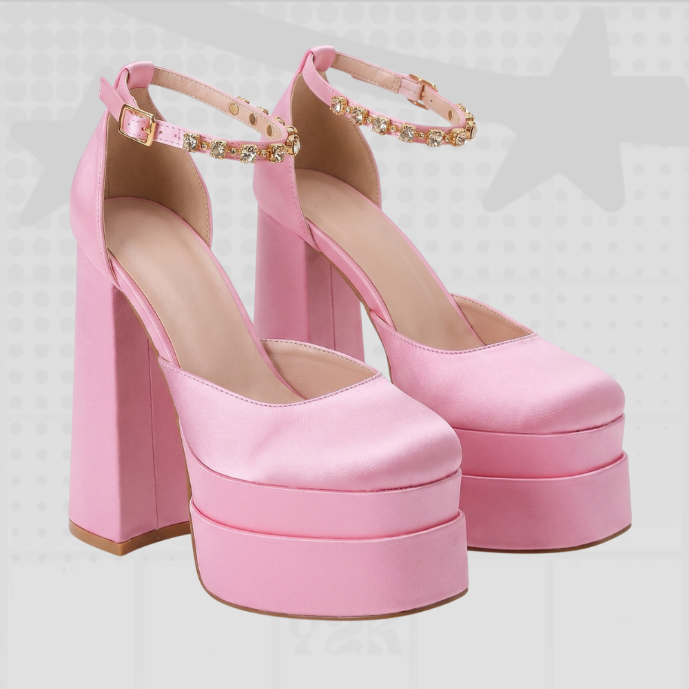 Vintage Style Platform Heels