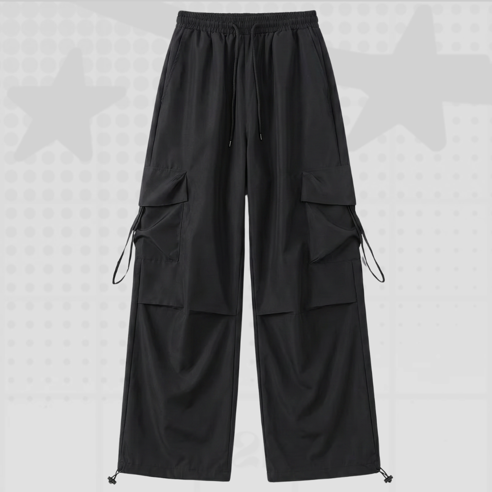 Black Y2K Cargo Pants