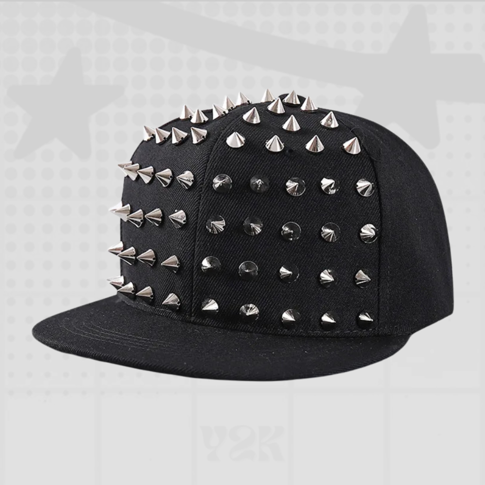 Y2K Studded Snapback Cap