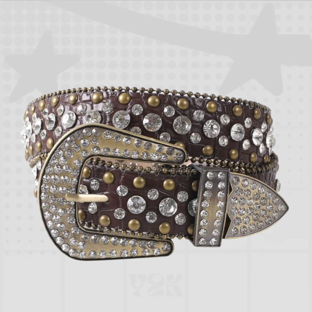 Country Rhinestone Y2K Belt