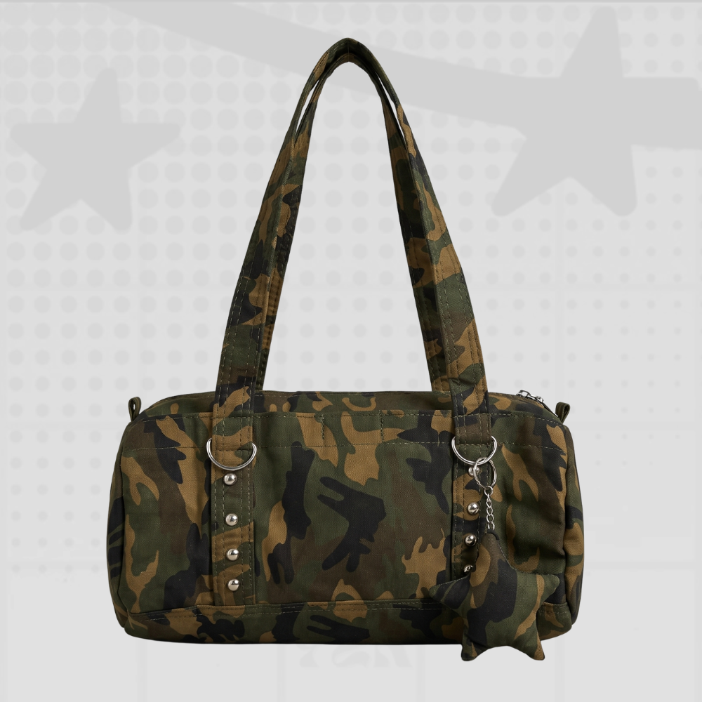 Y2K Camo Shoulder Bag