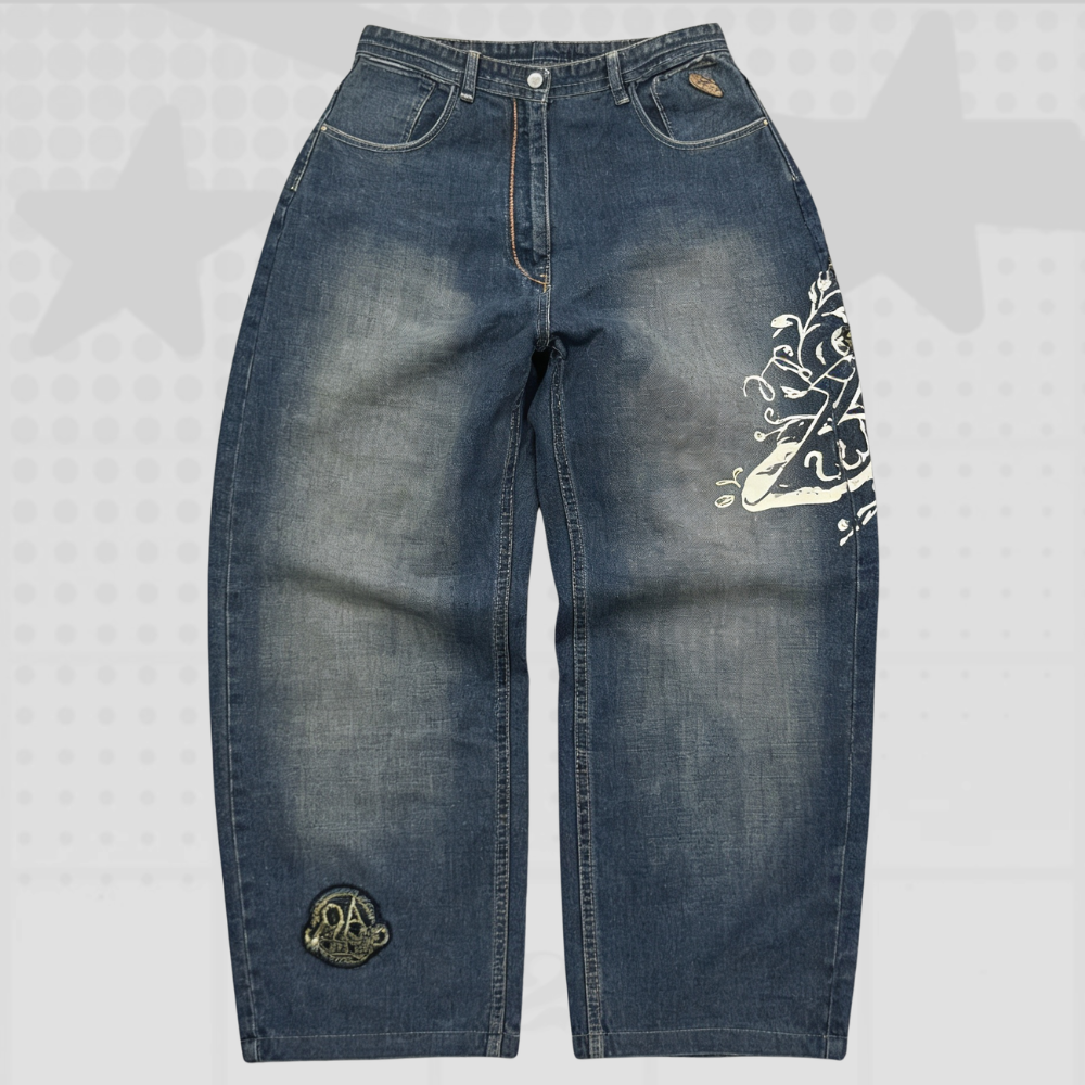 Graphic Y2K Baggy Jeans