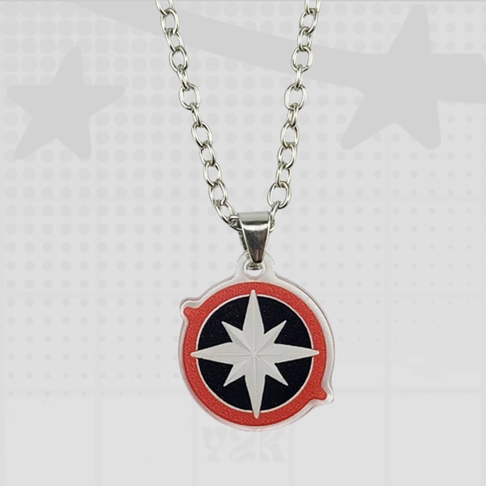 Y2K Compass Star Necklace