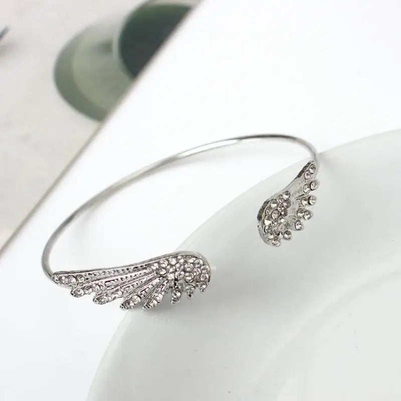 Y2K Rhinestone Cuff Bracelet