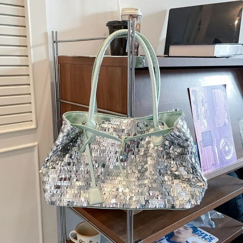 Y2K Sequin Shoulder Bag