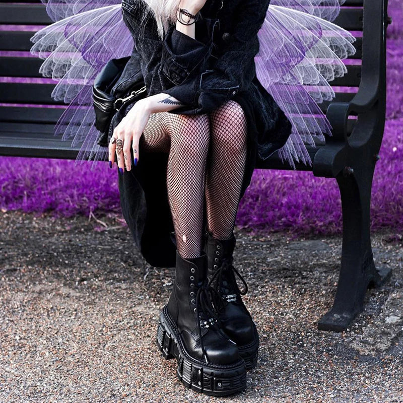 Chunky Y2K Platform Boots