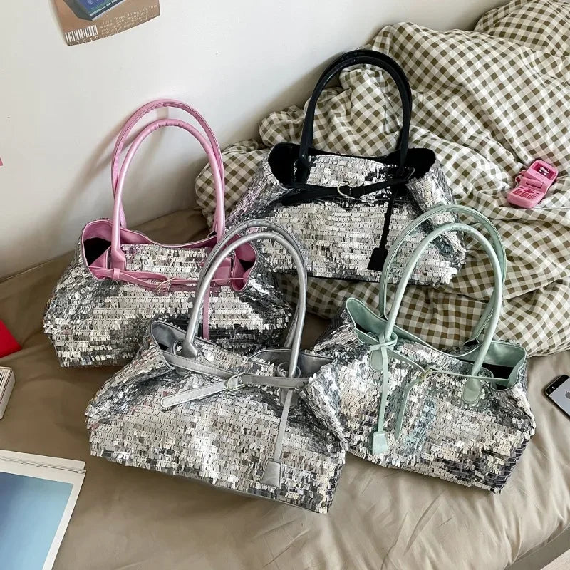 Y2K Sequin Shoulder Bag