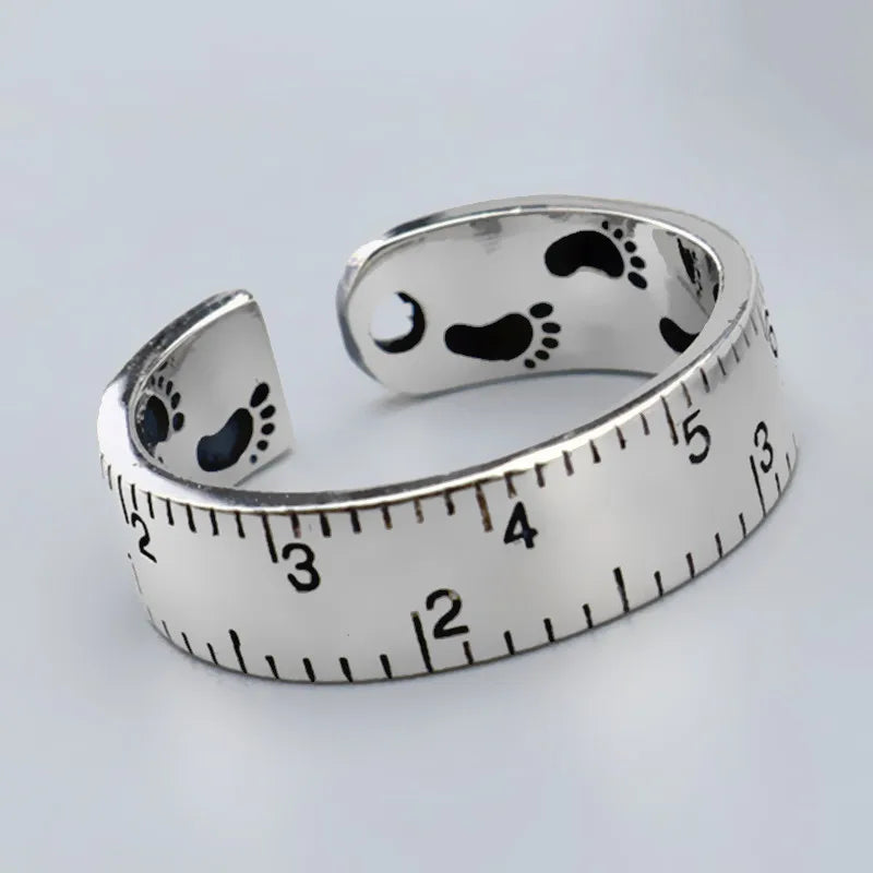Y2K Measuring Tape Ring