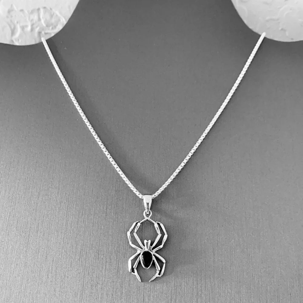 Spider Pendant Y2K Necklace