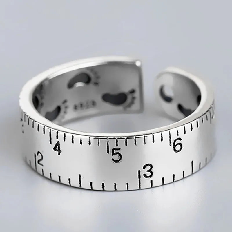 Y2K Measuring Tape Ring