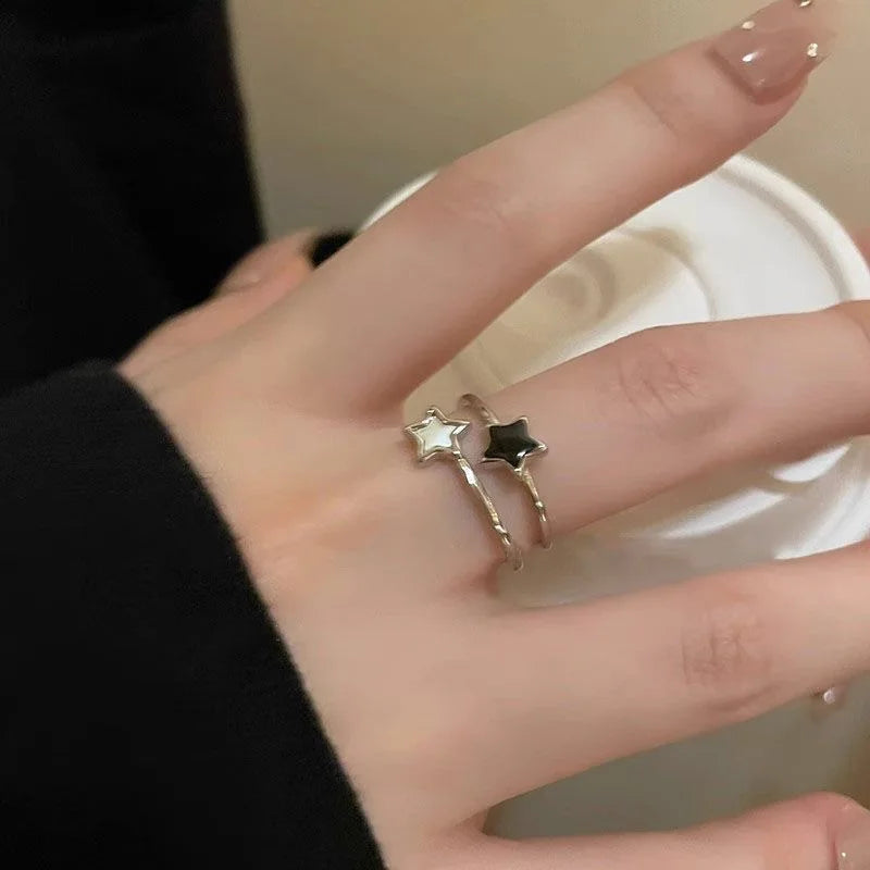 Double Star Y2K Ring
