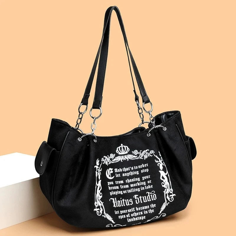Y2K Large Capacity Tote Bag
