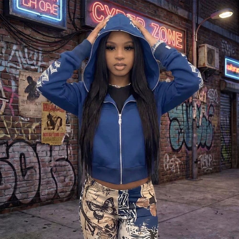 Women's Y2K Full Zip Hoodie