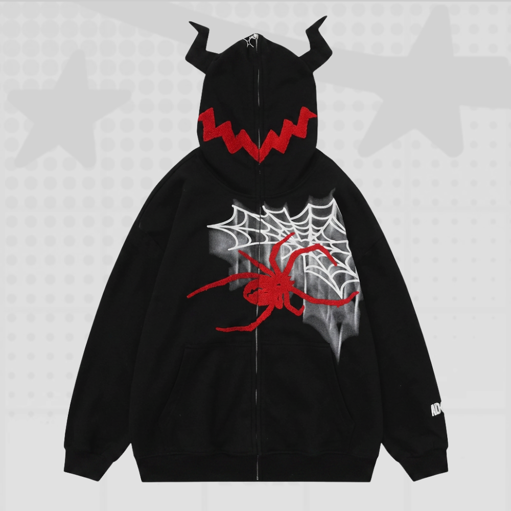 Spider Demon Full Zip Hoodie