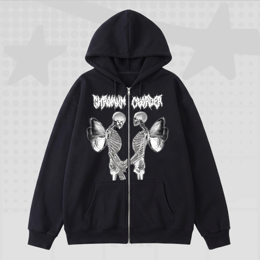 Women's Zip Up Hoodie Y2K