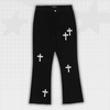 Black Cross Jeans Y2K