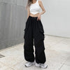 Black Y2K Cargo Pants