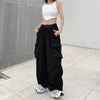 Black Y2K Cargo Pants