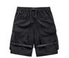 Black Y2K Cargo Shorts