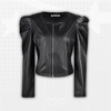 Black Y2K Leather Jacket